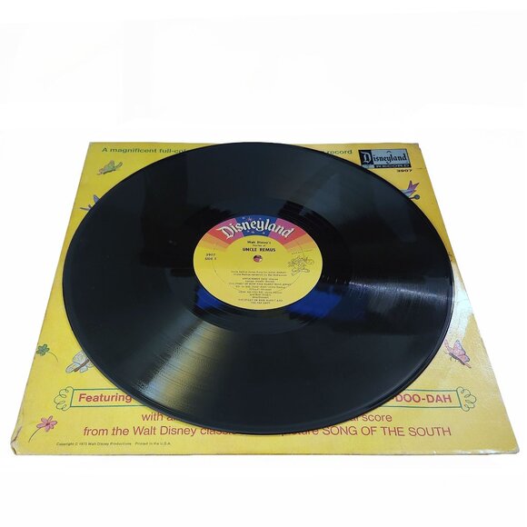 Vintage 1970 Disney Uncle Remus Brer Rabbit Bear Fox Vinyl LP 33 RPM - Picture 8 of 9